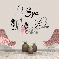 Sablon sticker de perete pentru salon de infrumusetare - J031XL - Spa Relax